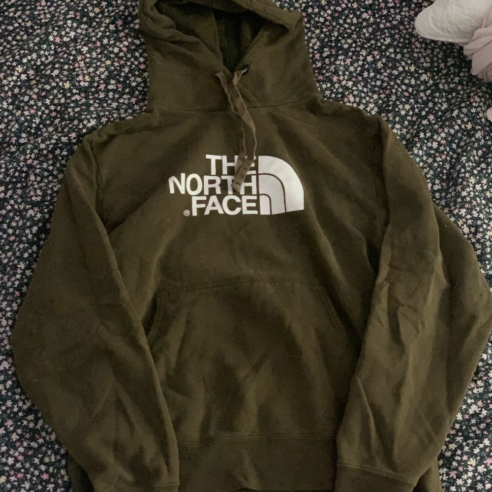 North face brown hoodie